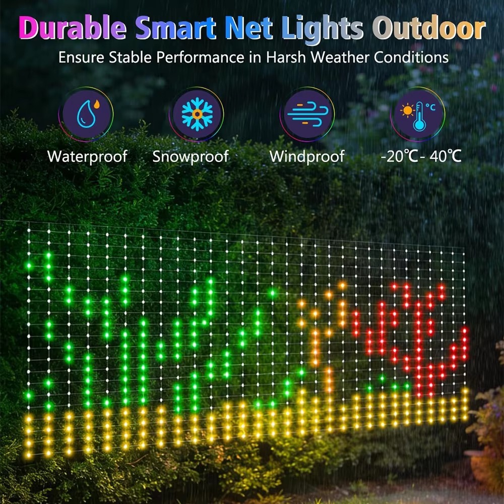 Novelty Christmas Net Lights S - Lighting Christmas Decor ulasan dan harga
