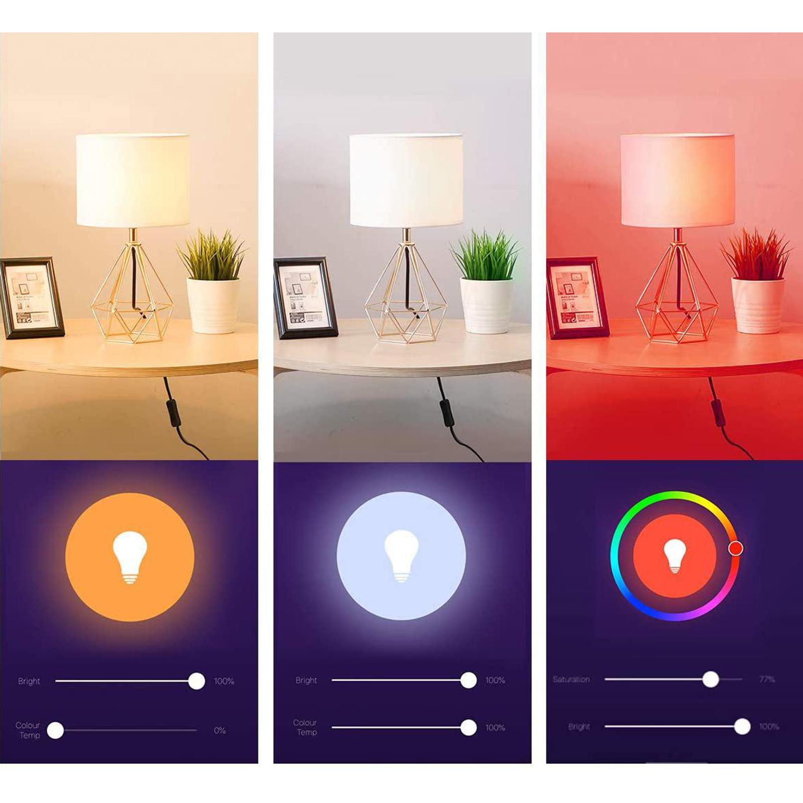 Smart Dimmable RGB CW LED Bulb - Lighting Decor Bedroom ulasan dan harga