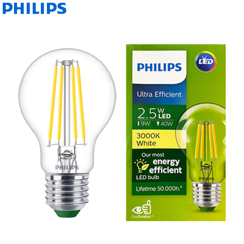 PHILIPS Ultra Efficient LED Fi - Philips Bulb Led Classic ulasan dan harga