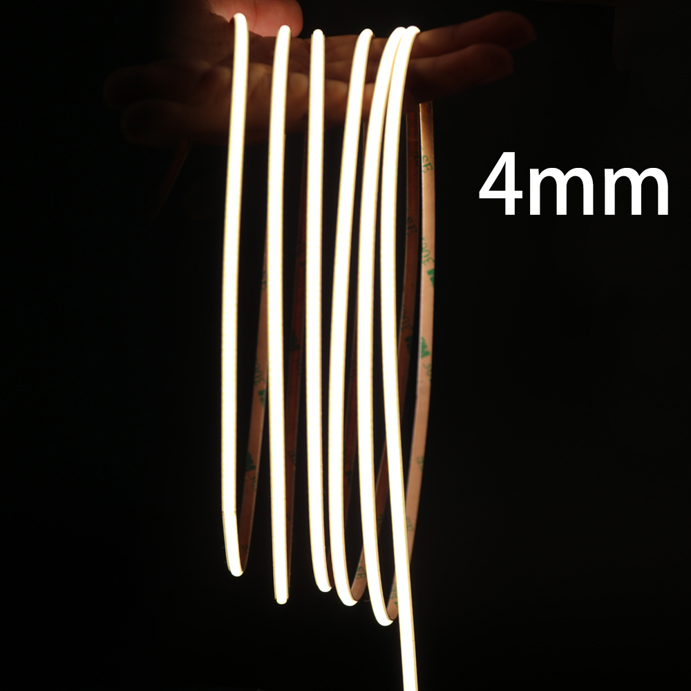 4mm Narrow COB LED Strip Light - Lighting Mcqueen Bedroom Decor ulasan dan harga
