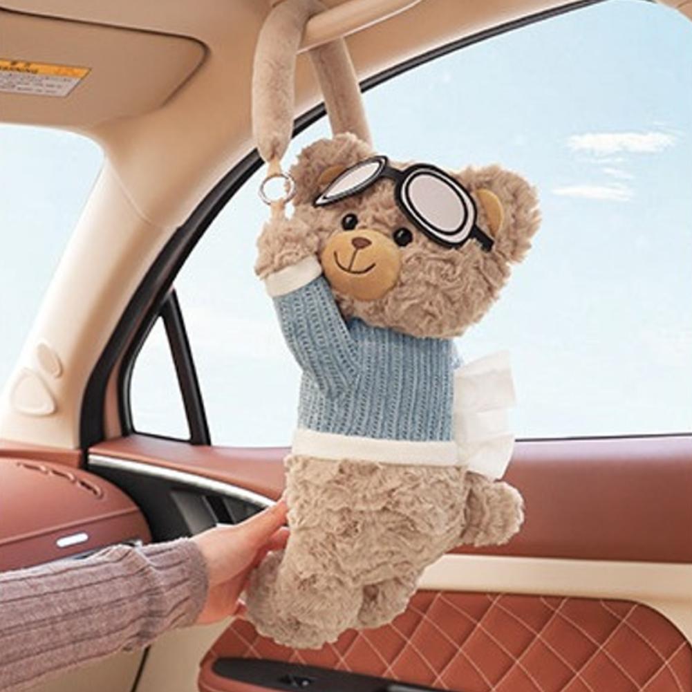 Cute Bear Car Tissue Box Holde - Lighting Mcqueen Bedroom Decor ulasan dan harga