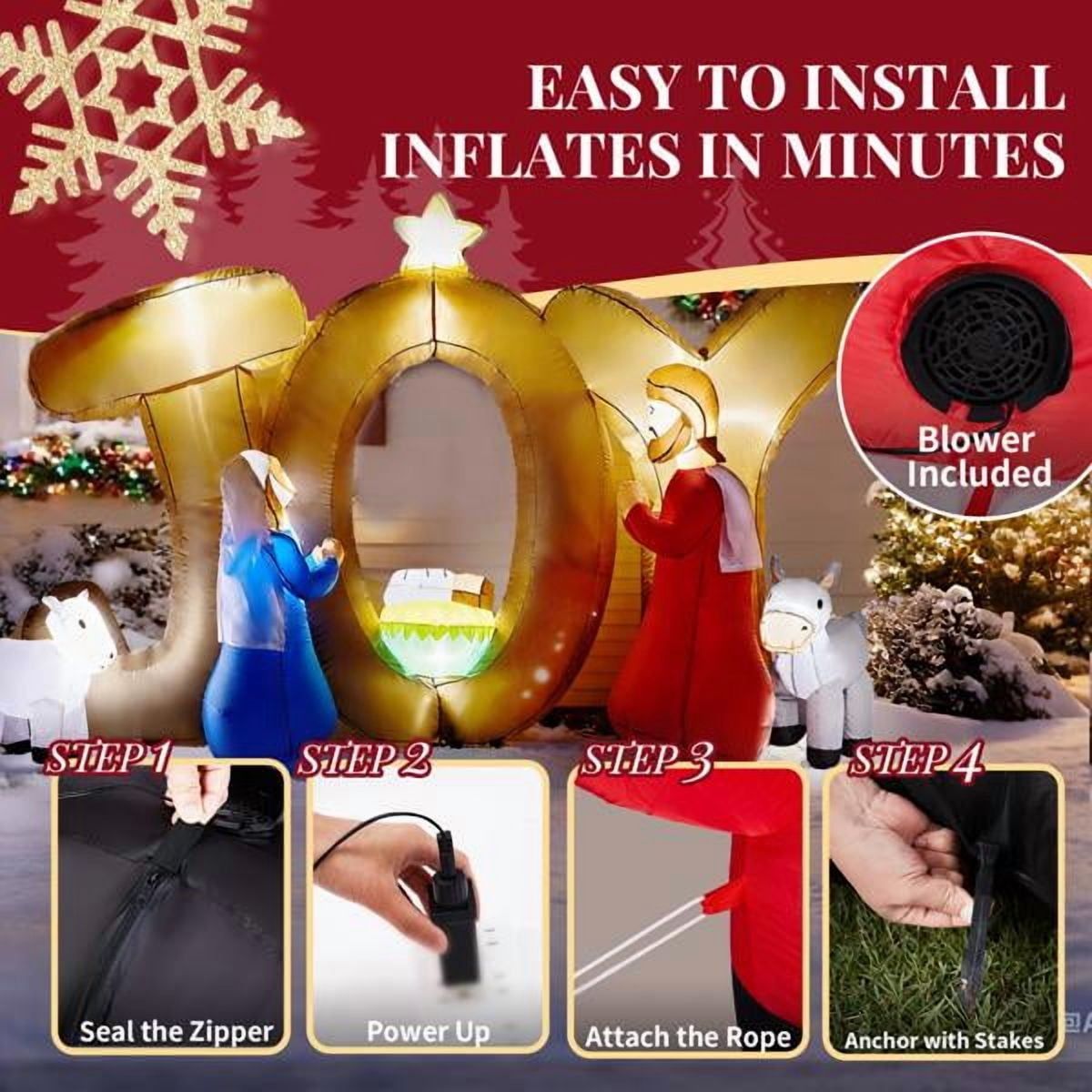 Christmas Inflatable Decoratio - Decor Timeless Lighting ulasan dan harga