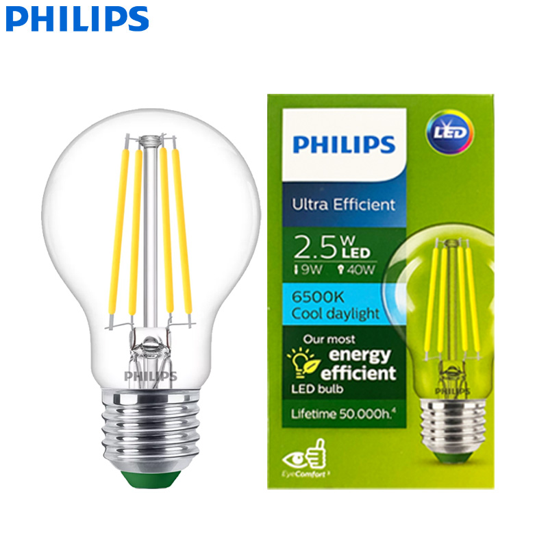 PHILIPS Ultra Efficient LED Fi - Philips Bulb Led Classic ulasan dan harga