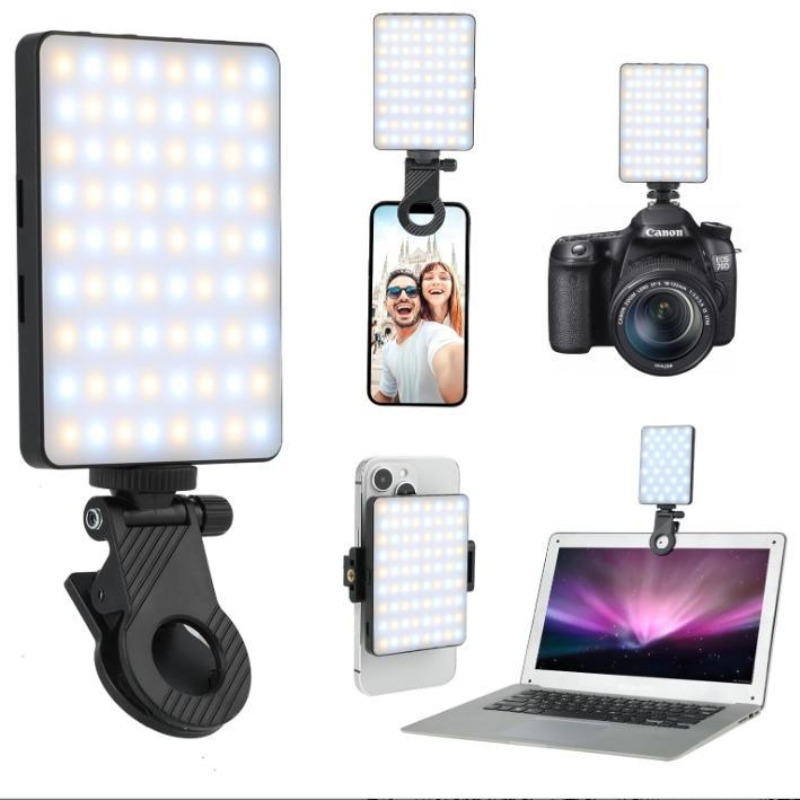 1pc Rechargeable LED Selfie Li - Lighting Visual ulasan dan harga